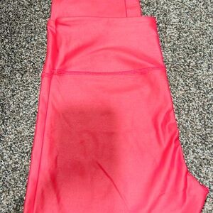 ZYIA Active Metallic Red Leggings